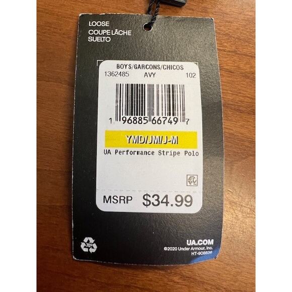 Under Amour Performance Stripe Polo NWT - Picture 5 of 5